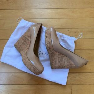 NEVER WORN!! Stuart Weitzman, Corkswoon Wedges